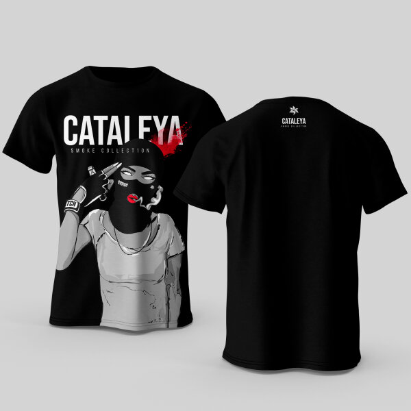 Cataleya T-Shirt schwarz | Smoke Collect1on Cataleya S-XXL